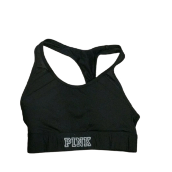 PINK Victoria's Secret Tops - Pink Victoria secret black sports bra